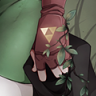 leanwellback: link's hand with the triforce of courage glowing (loz- for better days to come)