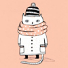 hlagol: (Art; winter cat is cold)