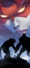 loran_arameri: Hela's face towering over Thor and Steve in Ults (Feel my wrath, Hela, Ults)
