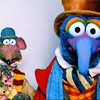 tozka: Gonzo and Rizzo from The Muppet Christmas Carol movie (christmas muppets)