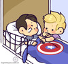 nikasdream: Drawing of Clint Barton and Phil Coulson (Default)