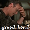 shinymarigold: giles holding his head in his hand, caption good lord (facepalmish)