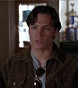 noxelementalist: WB's Roswell's Season 3 Kyle Valenti; he wears a white tee, simple brown cowboy shirt with gold buttons and no designs; with a pair of sunglasses hanging off the white shirt's collar (Kyle Valenti)