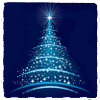 destina: (christmas blue tree)
