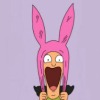 noblealice: louise belcher from bob's burgers pulling on her hat flaps with an excited expression (tv:burgers:i want to slap his stupid fac)