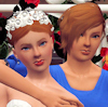 onemoreordinarysimblr: Ingrid and Iris Cranberry (cranberries, sims)