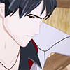 blodsvorr: (he has a telltale shimmer)