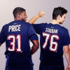 7iris: PK Subban and Carey Price wearing shirts with each other's names on the back. (gold-medal)