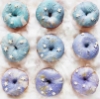 theicescholar: blue and purple donuts (donuts)