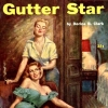 femslashfrivolity: gutter star, standing blonde woman stroking the cheek of a seated redhead, looking like they're about to have a real good time (femslash)
