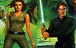 noxelementalist: adult Jaina and Jacen SOlo, dresed in light green catsuit (Jaina) and darkgreen imperial soldier unfirom (Jacen); Jacen has his lightsaber drawn up to strike; background general green; THE SOLO CHILDREN WE SHOULD'VE HAD TO BE HONEST (Jacen Solo)