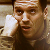 muccamukk: Dick Winters leans on his hand, looking fed up. (BoB: Oh Yeah?)