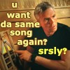 thedarlingone: Jack O'Neill captioned "u want da same song again? srsly?" (same song again)