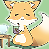 dragonofeternal: A fox sipping tea and looking either smug or content (foxy→ tea)