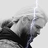 snickfic: Thor b/w lightning gif (Thor)