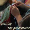 amilyn: Knitting, "Plaiting the generations" (knitting)