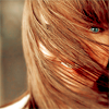 technosage: amanda tapping hidden behind her hair (amanda hair)