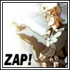 grayswandir: Egon (Ghostbusters cartoon) zapping a ghost. (Ghostbusters: Egon - ZAP!)