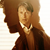 grayswandir: Hannibal Lecter, visible inside a silhouette of Will Graham. (Hannibal)