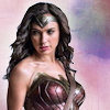 celli: A torso and head view of Diana from Wonder Woman looking off to one side (Diana beauty)