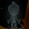 elf: Ghostly figure in a dark forest (Ghost)