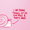 crownedwithholly: snail & text stock (✘ my own path to make & take)