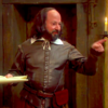 greywash: Will makes a point to his players (Upstart Crow, 03x01) (the bard, will shakespeare, writing)