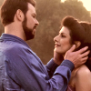 sixbeforelunch: Riker and Troi gazing at each other (trek - riker and troi 2)