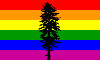 technoshaman: Rainbow Cascadia Flag (rainbow)