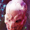 goodbyebird: Star Trek Discovery: Close-crop of Saru looking down. (Disco we are prey)