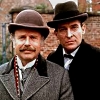 senmut: Dr Watson and Sherlock Holmes looking forward, standing close (Fandom: Sherlock Holmes)