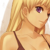 implanta: (hair down and a smile)