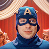 shield: first avenger (a holy fool all colored blue)