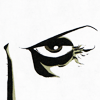 exceptfebruary: close up shot of calendar man's eye looking rather sinister (Happy Holidays)