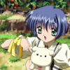 ifbymyhands: Kano pointing at Potato. (the dog is my friend)