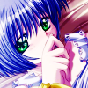 ifbymyhands: Kano on the bed, blushing. (w-well o//////o)