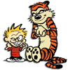 redsnake05: Evil Calvin and Hobbes plot mayhem and destruction (Snark: Evil calvin and hobbes)