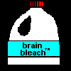 kalloway: An MS Paint bottle of "Brain Bleach" (Brain Bleach)