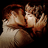 montanaharper: animated manip of sam and dean kissing (spn sam/dean animated kiss)