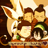 naye: the whole aang-gang hugging (a:tla - group hug)