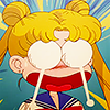 moondetectress: Usagi Tsukino from Sailor Moon crying in a very comical and exaggerated way (Usagi Tsukino crying)