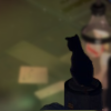 aetherblue: A cat perched on what appears to be a server bank. (Default)