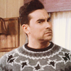 winterfish: david giving side-eye (schitt's creek: david is sceptical)
