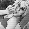 feoplepeel: Chiana from Farscape giving the camera the middle finger (Chiana)