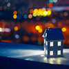 rutautzue: Little toy house against a bokeh background (Little House)