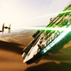 purplecat: The Millennium Falcon from Star Wars (Star Wars)