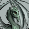 duskdragon39: Dark green dragon head with yellow eyes (Default)
