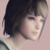 little_pieces_of_time: Max gazing out of shot with a gentle smile on her face. (a hazy but kind smile)
