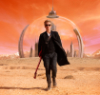 writedragon: Twelfth Doctor carrying a guitar in front of the Citadel on Gallifrey (12 guitar)