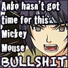 hokuton_punch: Anko from the Naruto anime with open mouth, captioned "Anko hasn't got time for this Mickey Mouse bullshit." (naruto anko bullshit)